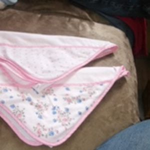 2 baby girl towels
